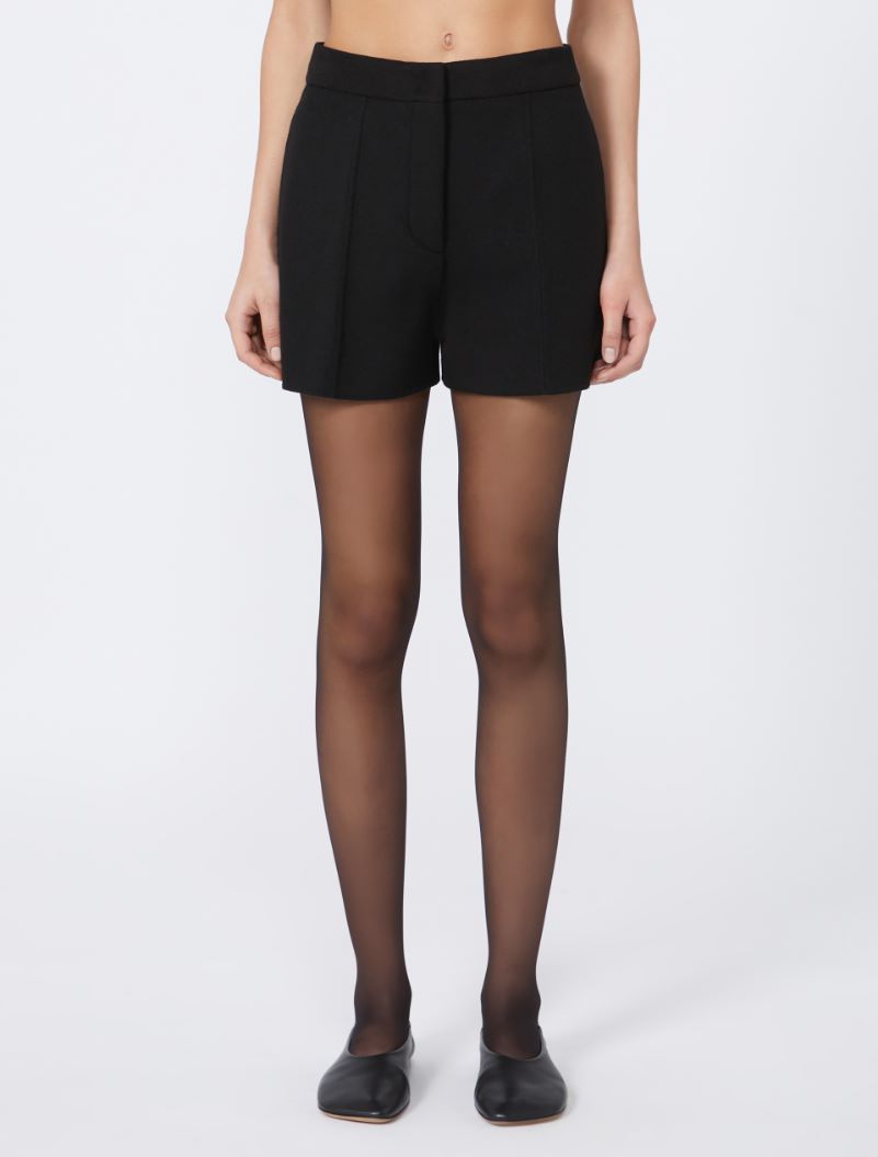 Double cloth shorts - BLACK - Sportmax - 2