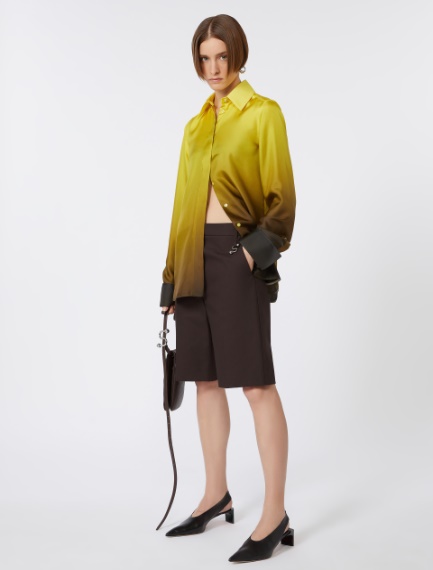 Tailored Bermuda shorts - DARK BROWN - Sportmax