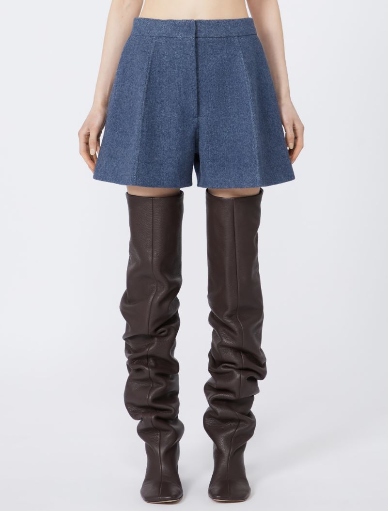 Wool Bermudas - RUNWAY - NAVY - Sportmax - 2