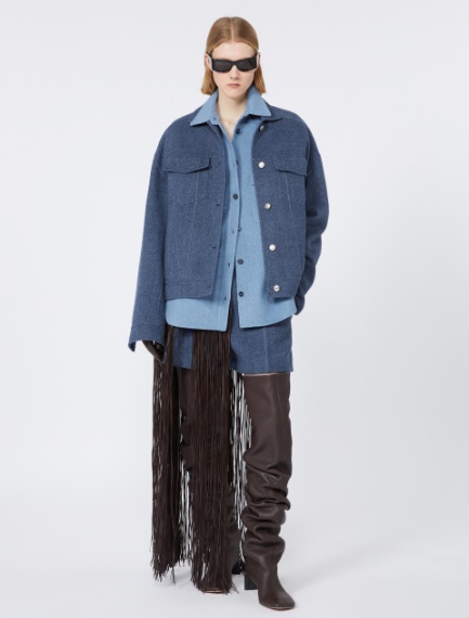 Wool Bermudas - RUNWAY - NAVY - Sportmax