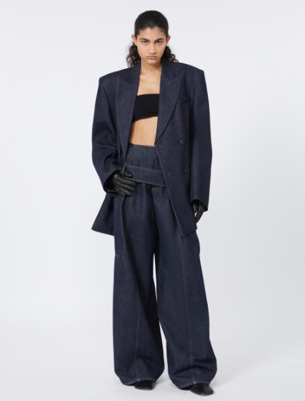 Wide-fit jeans - RUNWAY - NAVY - Sportmax