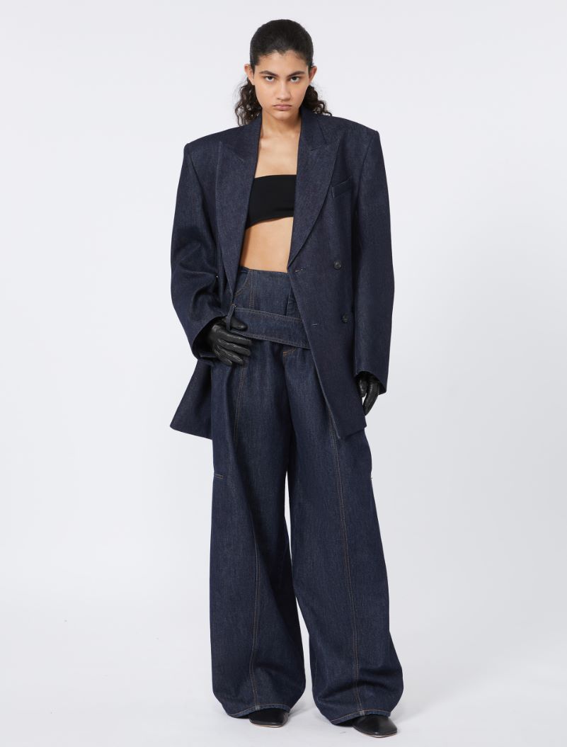 Wide-fit jeans - RUNWAY - NAVY - Sportmax