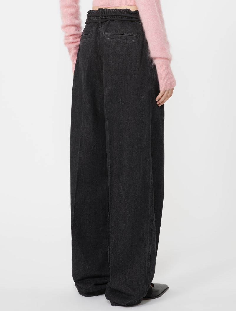 Jeans con cintura - NERO - Sportmax - 3