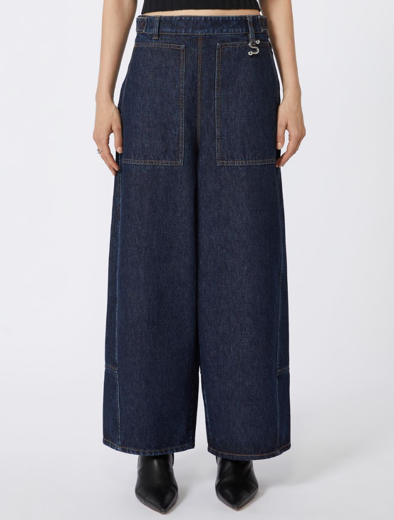 Cropped denim trousers - MIDNIGHTBLUE - Sportmax - 2