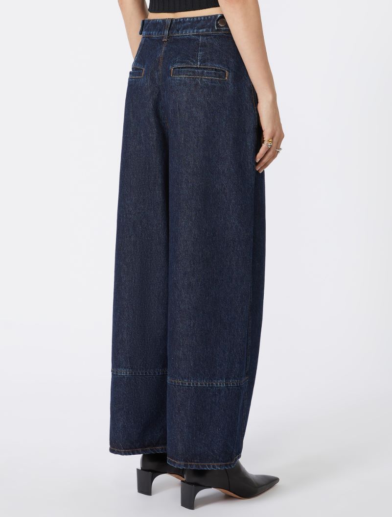 Cropped denim trousers - MIDNIGHTBLUE - Sportmax - 3