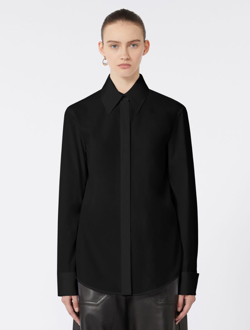 Poplin shirt - BLACK - Sportmax - 4