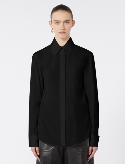 Camicia in popeline - NERO - Sportmax