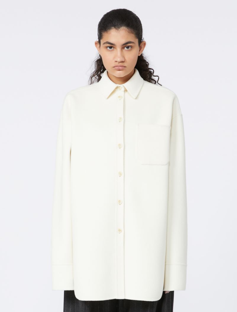 Oversized double cloth shirt - RUNWAY - MILK - Sportmax - 2