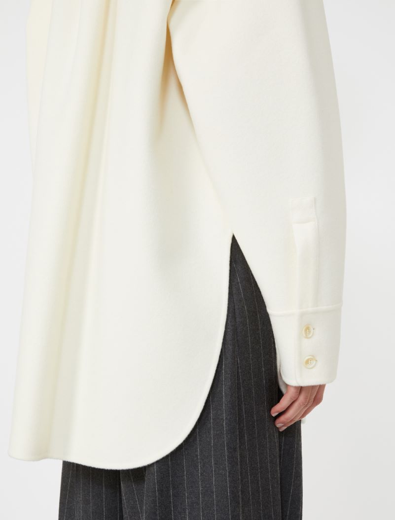 Oversized double cloth shirt - RUNWAY - MILK - Sportmax - 5