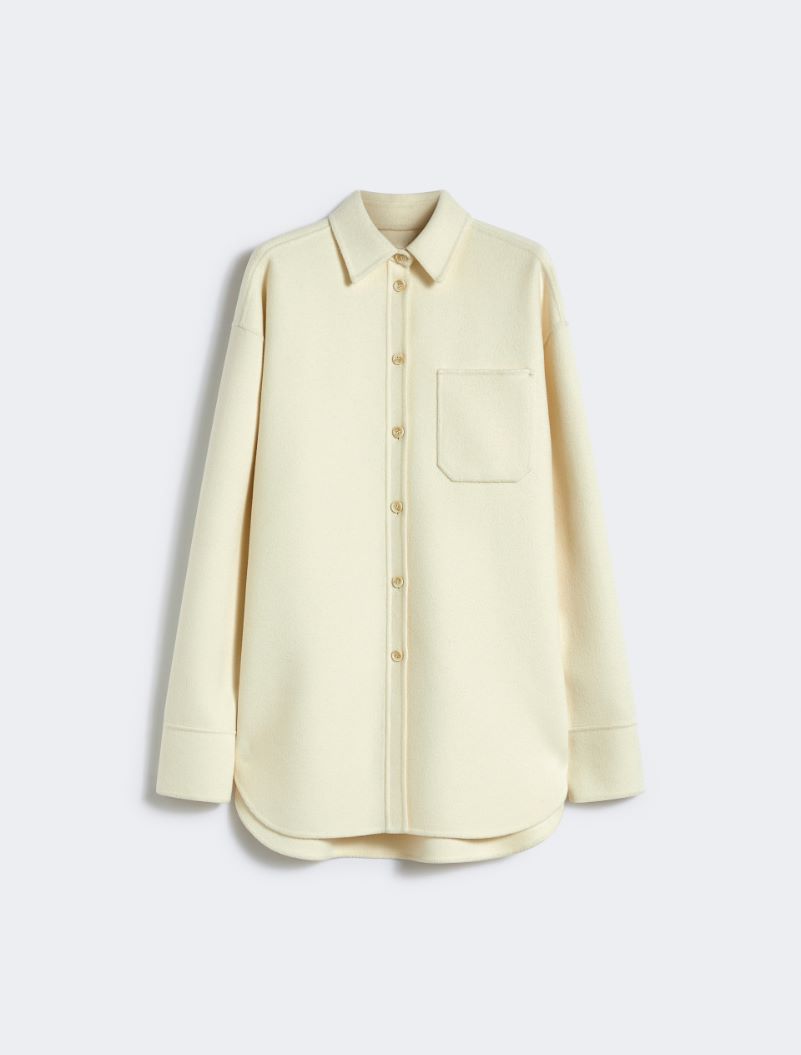 Oversized double cloth shirt - RUNWAY - MILK - Sportmax - 6