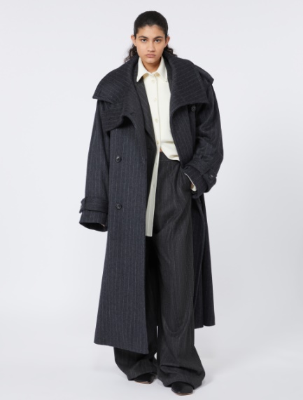 Oversized double cloth shirt - RUNWAY - MILK - Sportmax