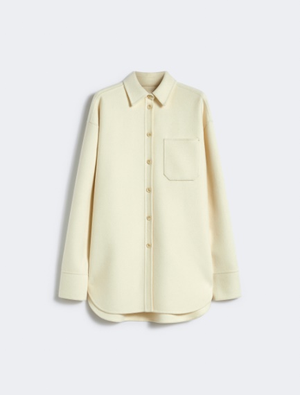 Oversized double cloth shirt - RUNWAY - MILK - Sportmax
