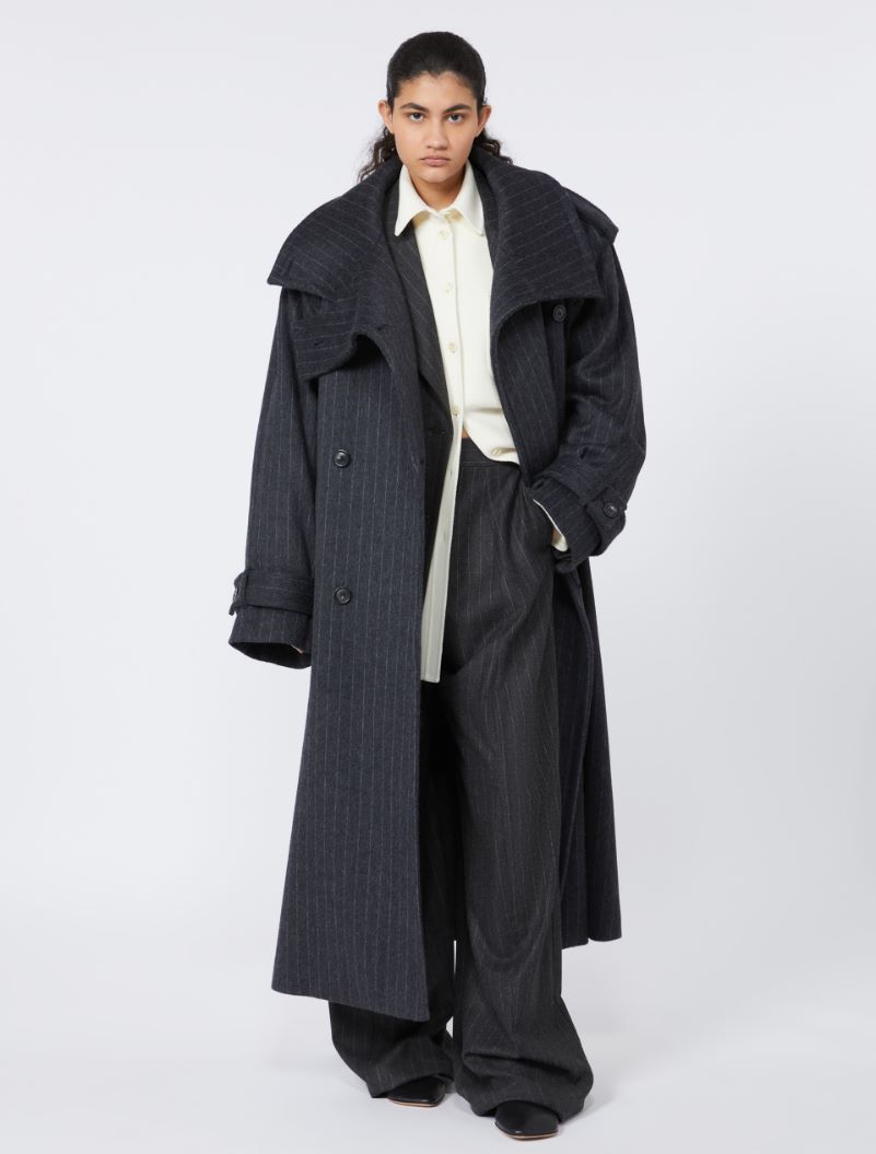 Oversized double cloth shirt - RUNWAY - MILK - Sportmax