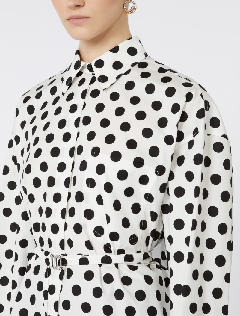 Oversized poplin tunic - WHITE - Sportmax - 4