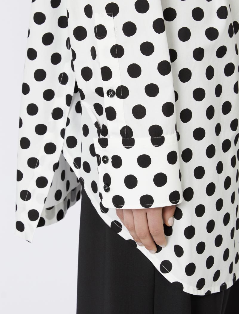 Oversized poplin tunic - WHITE - Sportmax - 5