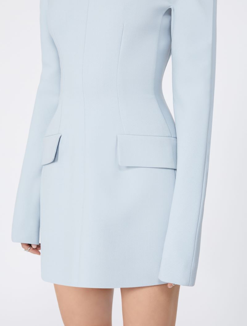 Abito corto con fianchi sagomati - KLEPSYDRA CAPSULE - AZZURRO - Sportmax - 4
