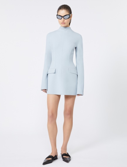 Abito corto con fianchi sagomati - KLEPSYDRA CAPSULE - AZZURRO - Sportmax