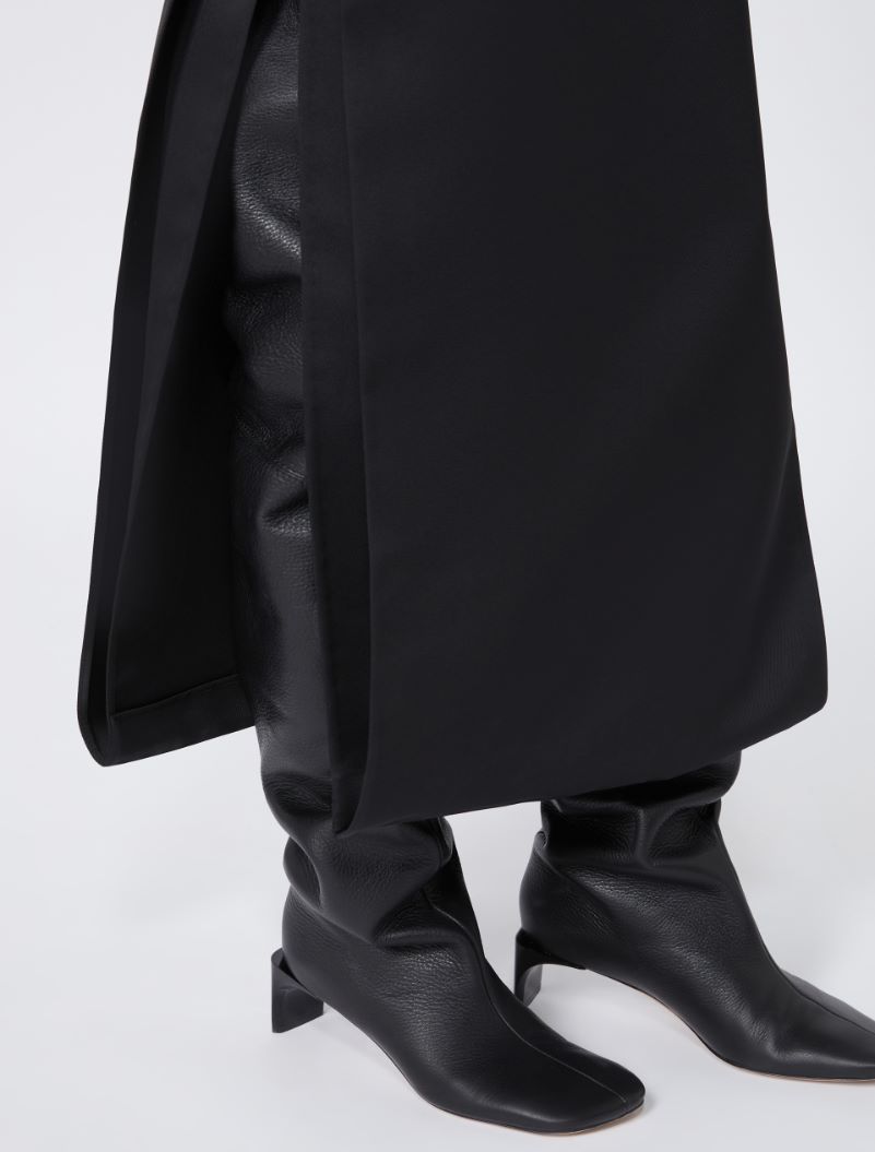 Long dress with thin shoulder straps - RUNWAY - BLACK - Sportmax - 5