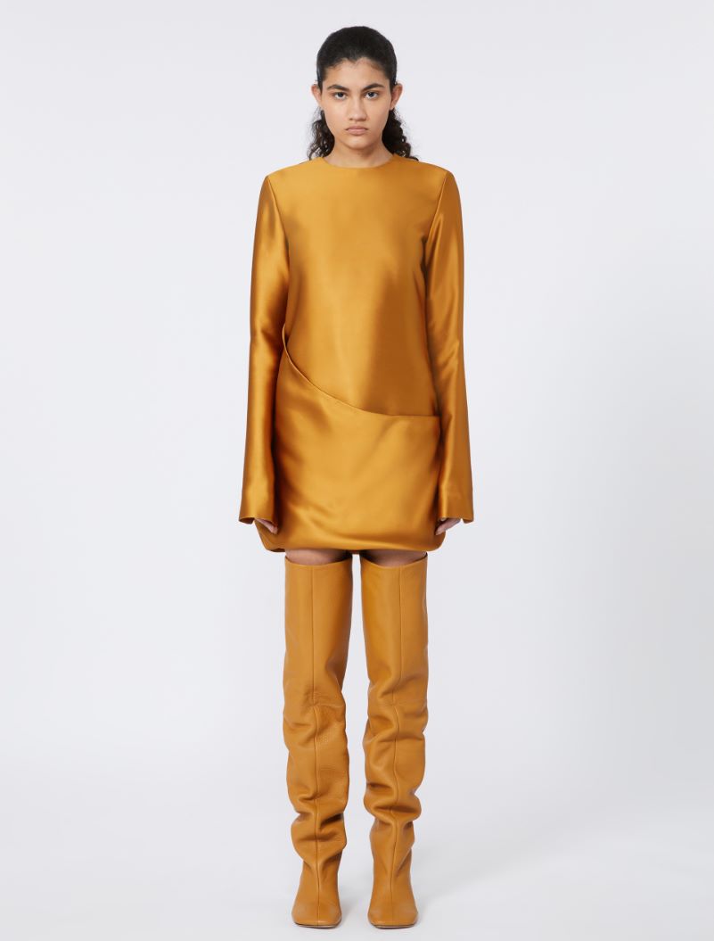 Dress with asymmetric panel - RUNWAY - OCHRE - Sportmax - 2
