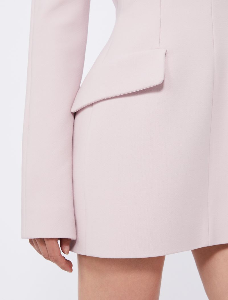 Stretch wool short dress - KLEPSYDRA CAPSULE - ANTIQUE ROSE - Sportmax - 4