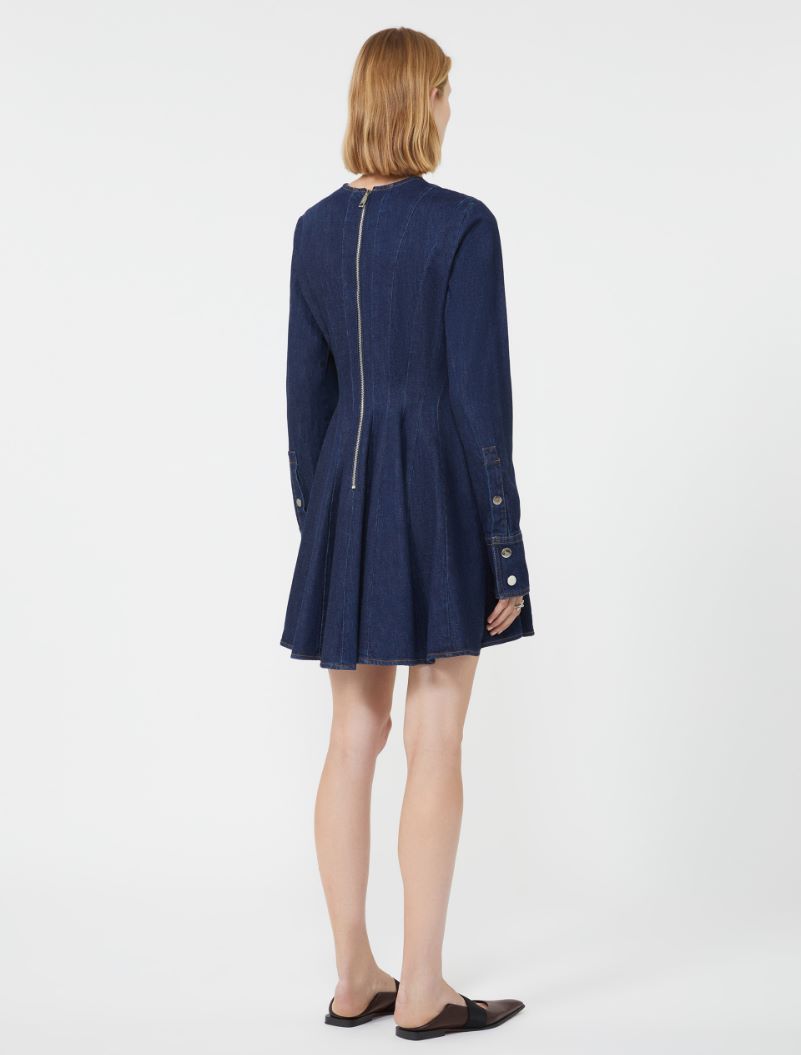 Blue denim mini dress - MIDNIGHTBLUE - Sportmax - 3