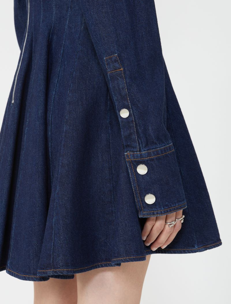Blue denim mini dress - MIDNIGHTBLUE - Sportmax - 5