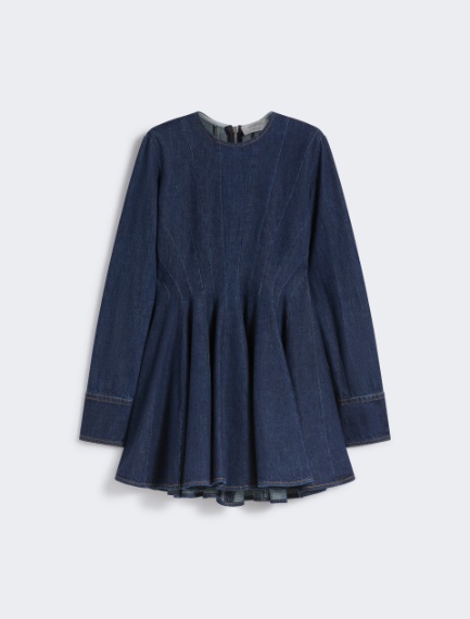 Blue denim mini dress - MIDNIGHTBLUE - Sportmax