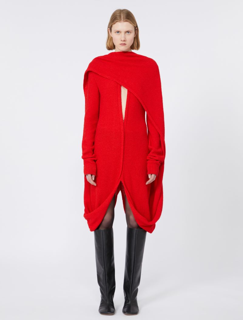 Bouclé knit dress - RUNWAY - RED - Sportmax - 2