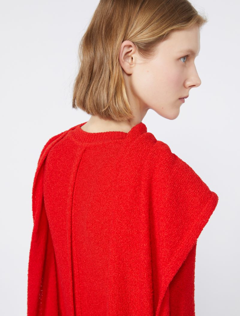 Bouclé knit dress - RUNWAY - RED - Sportmax - 4