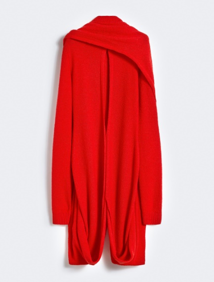 Bouclé knit dress - RUNWAY - RED - Sportmax