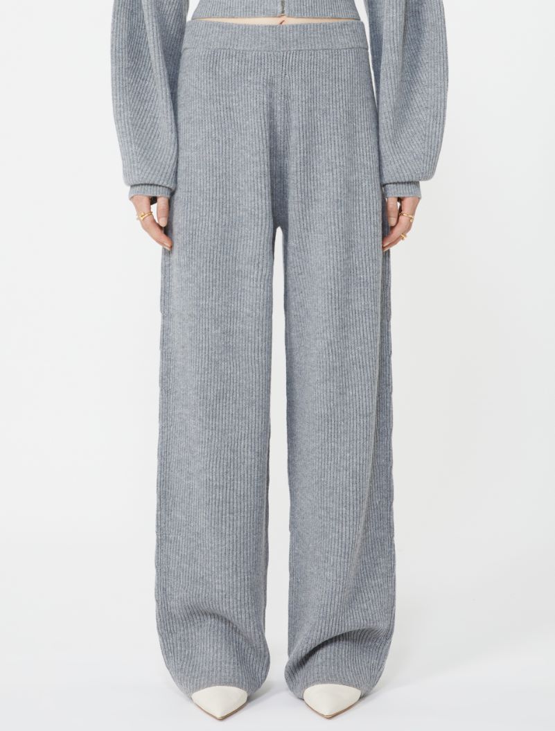 Cashmere-blend trousers - MEDIUM GREY - Sportmax - 2