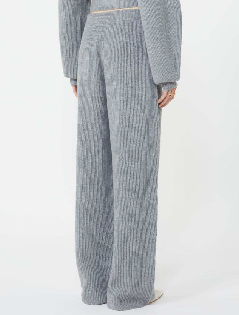 Cashmere-blend trousers - MEDIUM GREY - Sportmax - 3