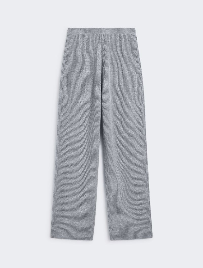 Cashmere-blend trousers - MEDIUM GREY - Sportmax - 6