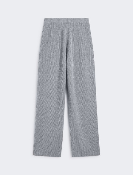 Cashmere-blend trousers - MEDIUM GREY - Sportmax