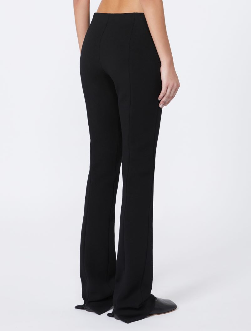 Low-waisted fitted trousers - BLACK - Sportmax - 3