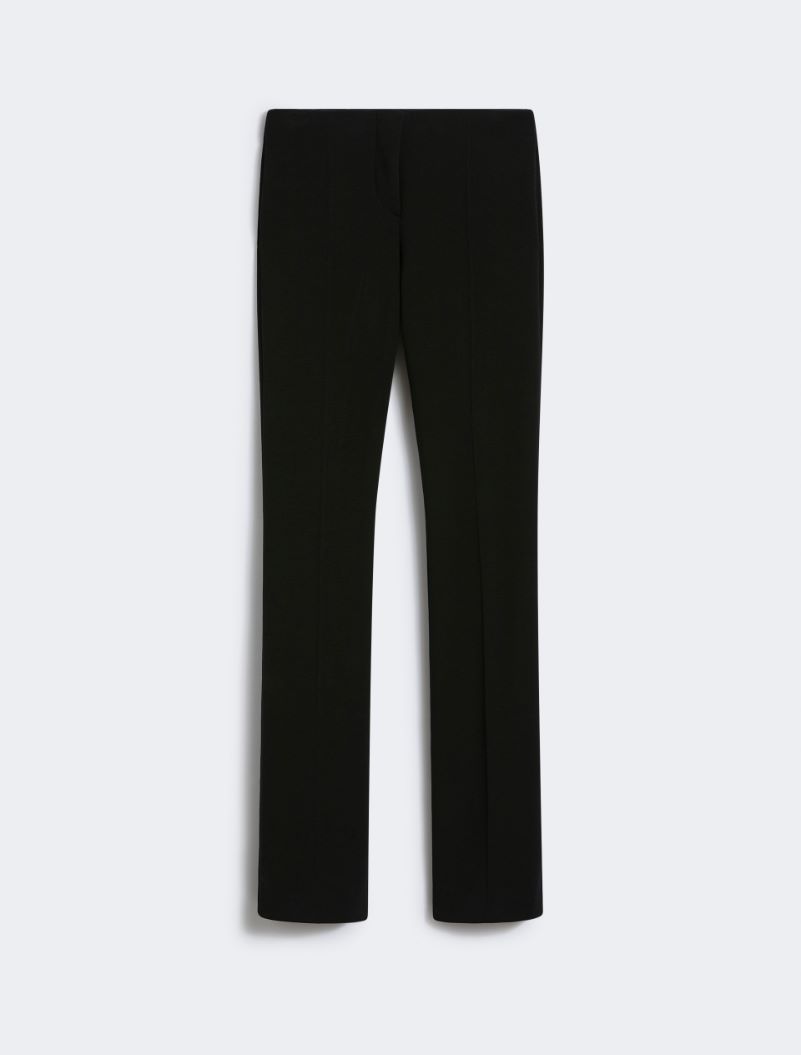 Low-waisted fitted trousers - BLACK - Sportmax - 5