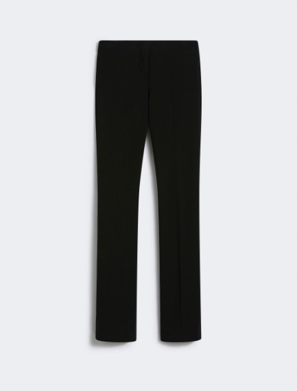 Low-waisted fitted trousers - BLACK - Sportmax