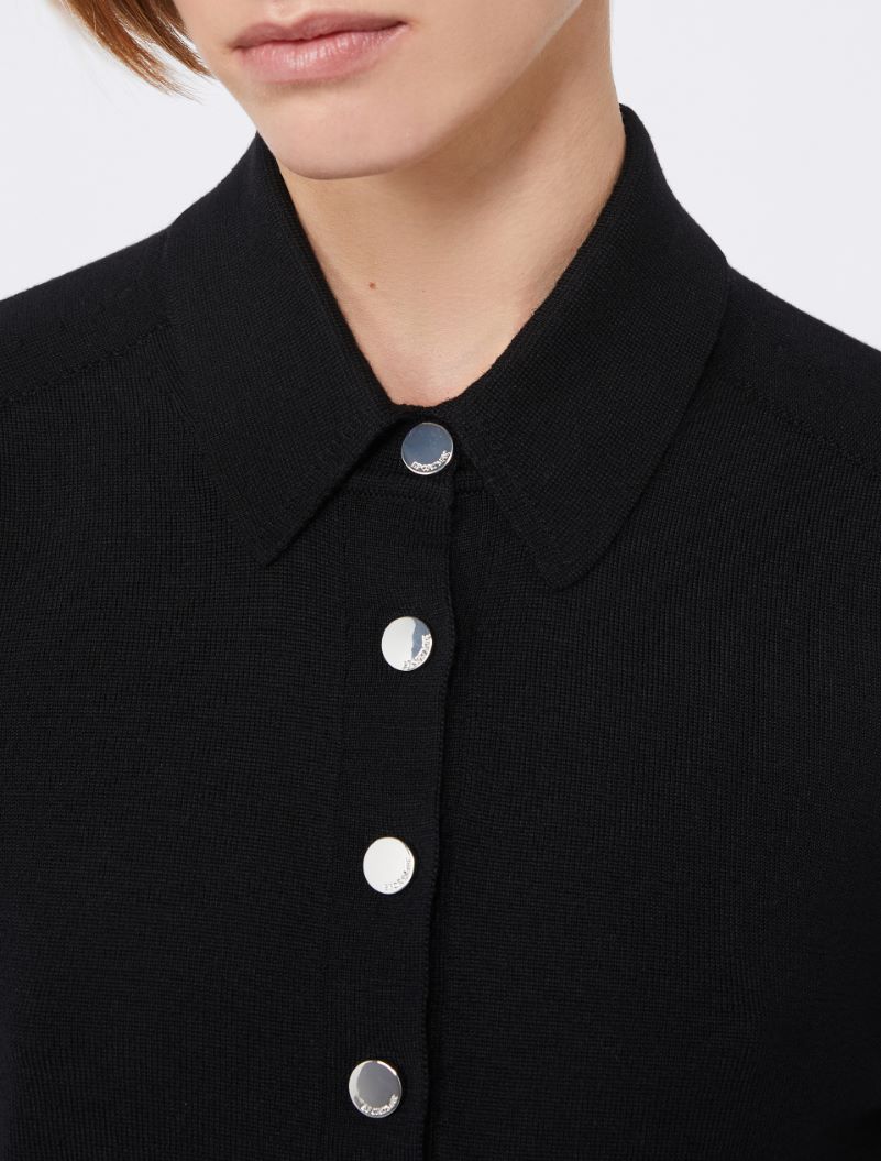 Wool cardigan - BLACK - Sportmax - 5
