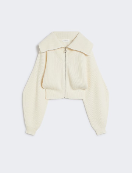 Cashmere-blend cardigan - WHITE - Sportmax - 6