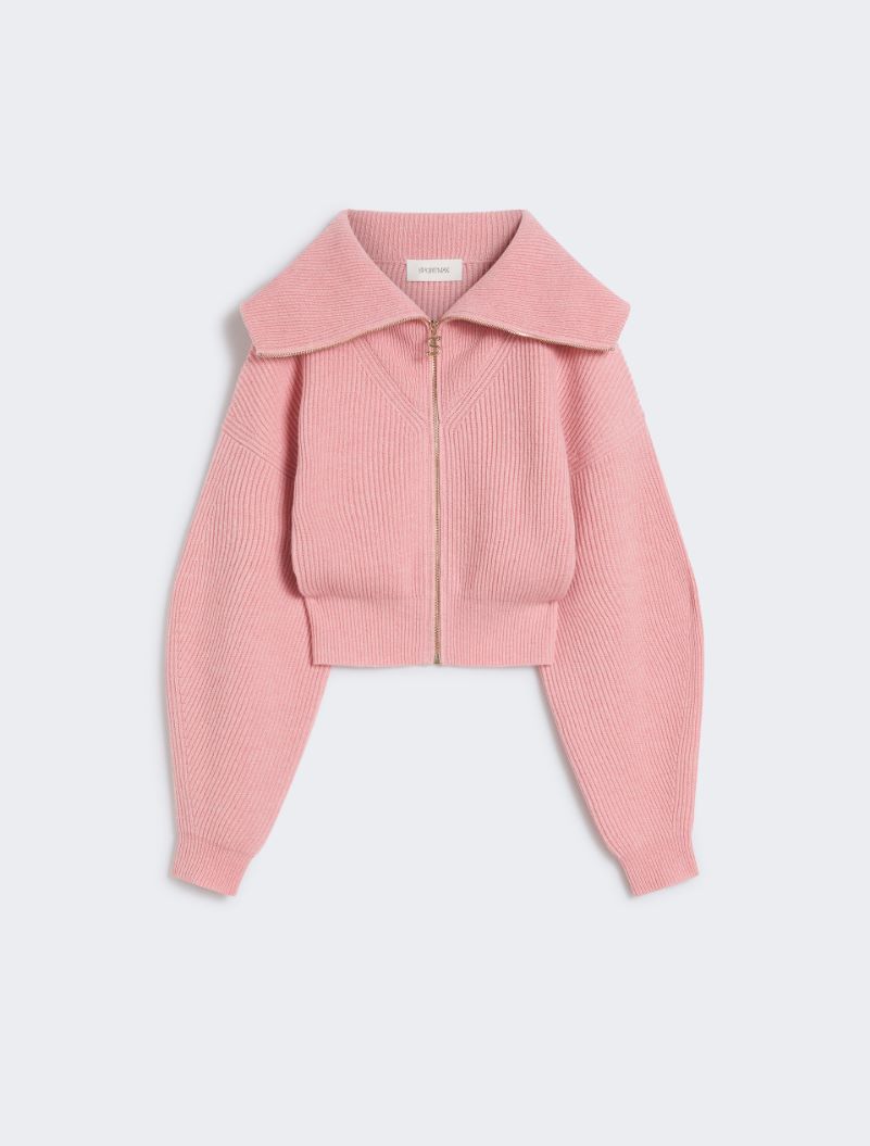 Cashmere-blend cardigan - PINK - Sportmax - 6