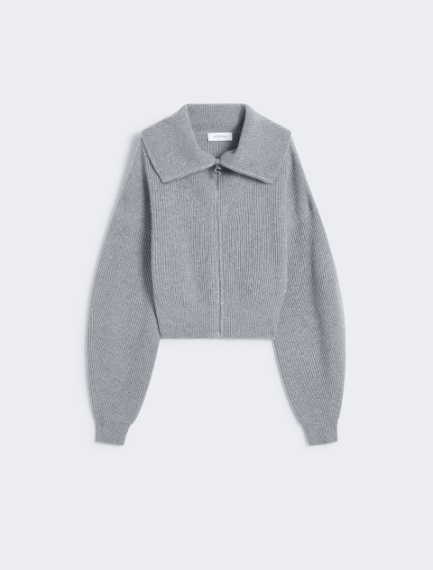 Cashmere-blend cardigan - MEDIUM GREY - Sportmax - 7