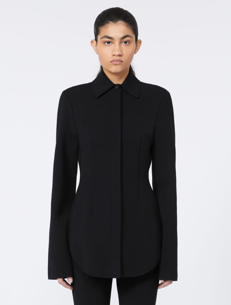 Viscose knit shirt - BLACK - Sportmax - 2