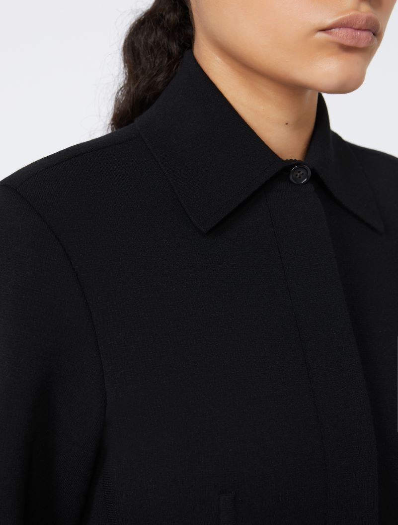 Viscose knit shirt - BLACK - Sportmax - 4