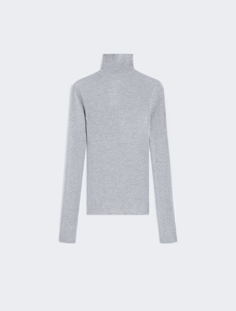 Maglia a lupetto in lana - GRIGIO MEDIO - Sportmax - 6
