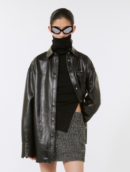 Sweater with zip-up high neck detail - BLACK - Sportmax