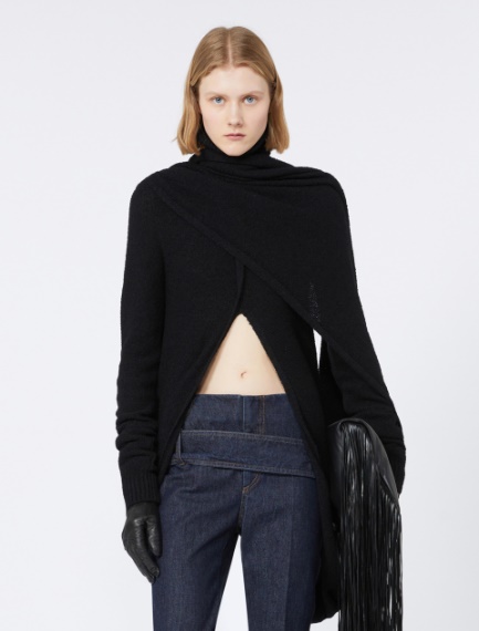 High-neck jumper - RUNWAY - BLACK - Sportmax