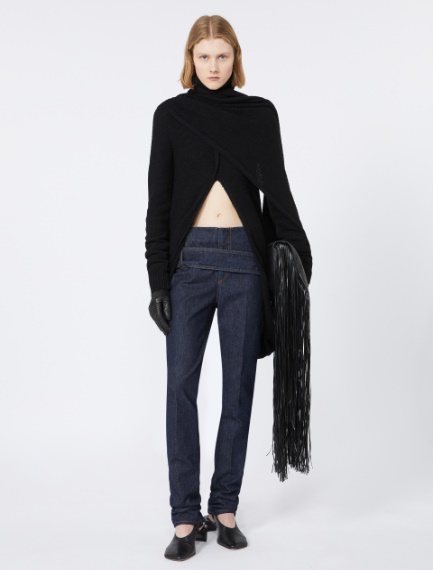 High-neck jumper - BLACK - Sportmax