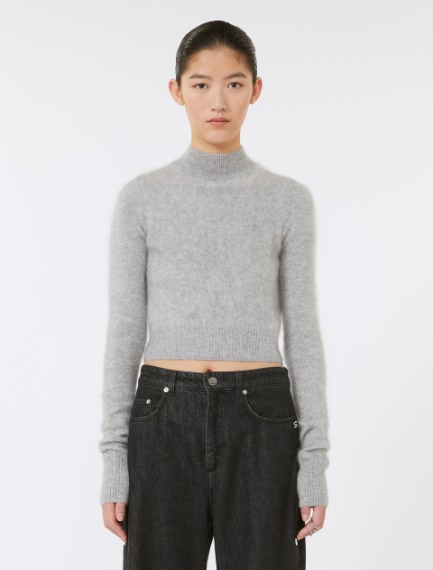 Pure cashmere sweater - MEDIUM GREY - Sportmax