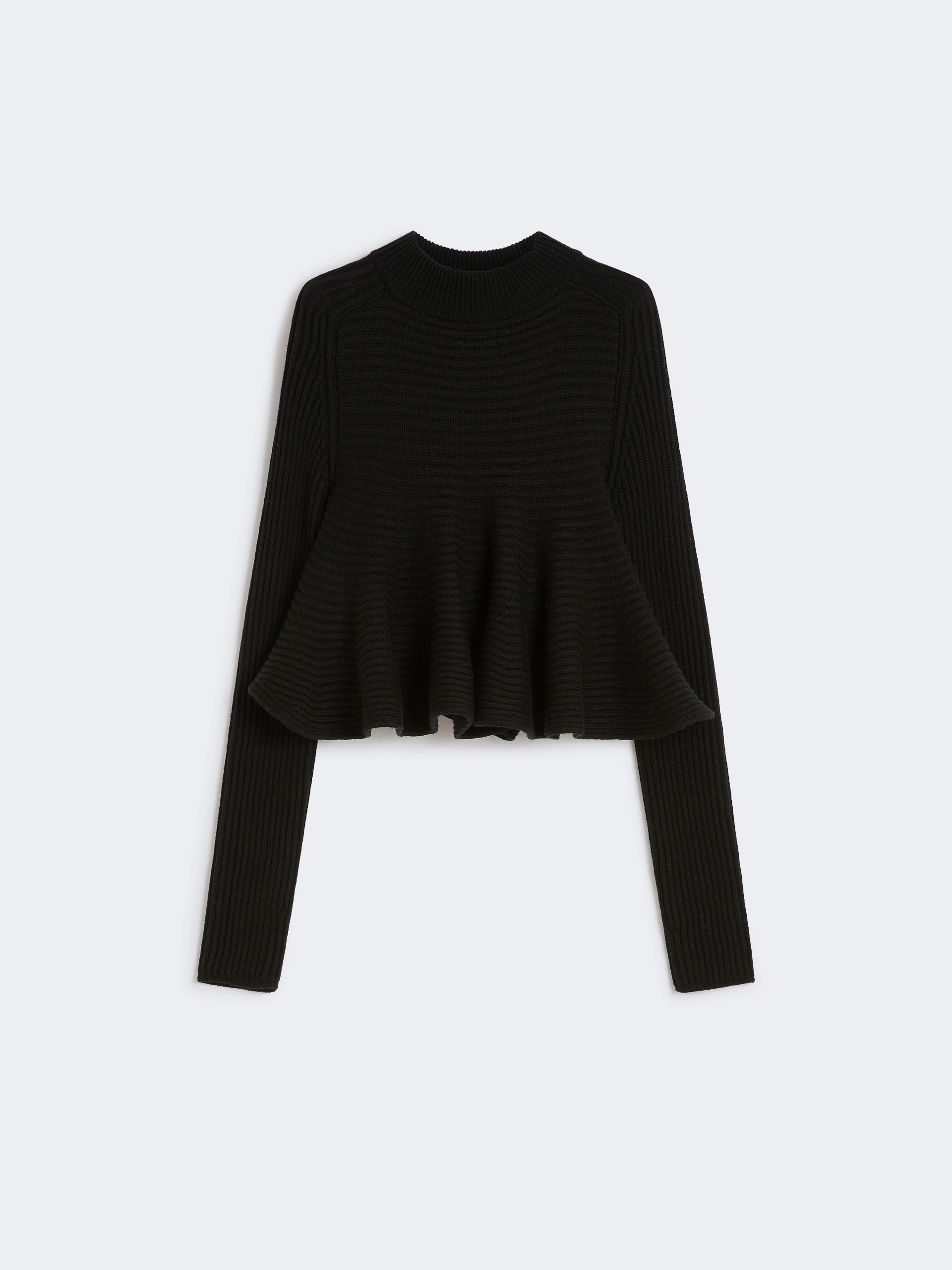 Babydoll Wool Sweater - BLACK - Sportmax - 7
