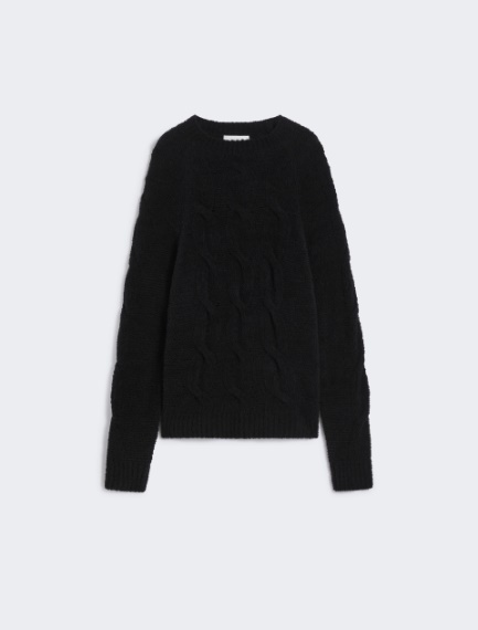 Oversized fluffy sweater - BLACK - Sportmax - 6